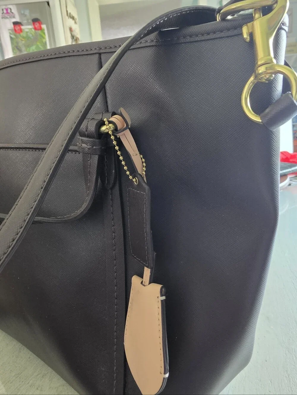 COACH PEYTON leather Tote. Chocolate Brown. Never Used